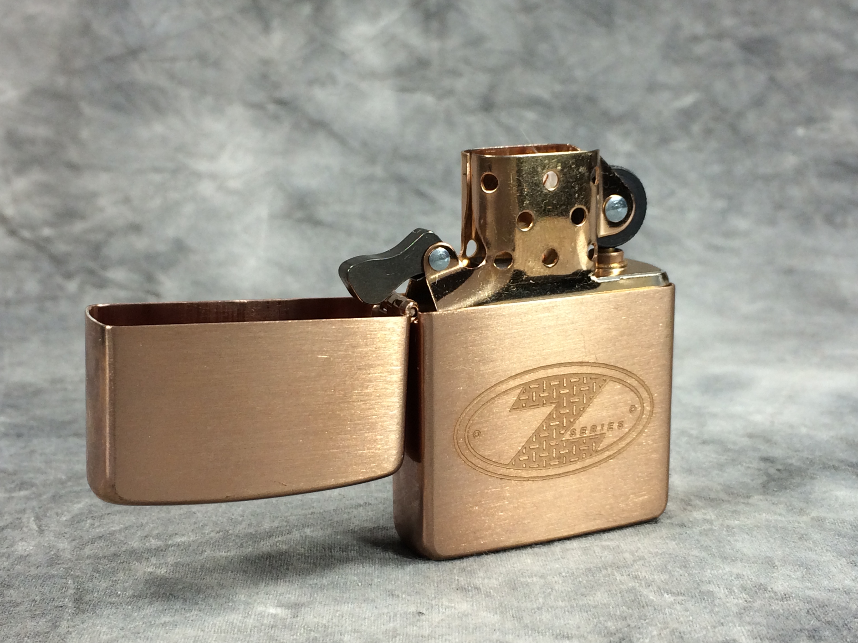 Value Of Rare Z SERIES COPPER PROJECT PROTOTYPE Brushed Copper Lighter.